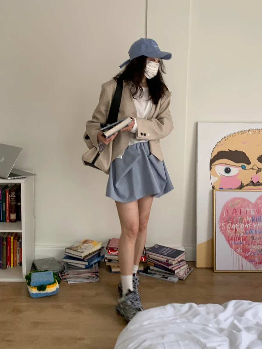 

Casual ort Tailored Jaet with oulder Pads V-Ne Single Button Design Loose Fit Versatile Meat Covering Commute Sle