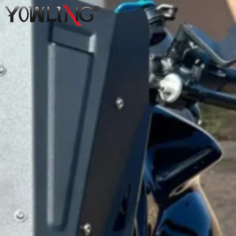 

Motorcycle Aluminum Windshield Sports Windscreen Fairing Visor Deflector For YAMAHA MT-07 MT07 2021 2022 2023 2024 fz07 FZ-07
