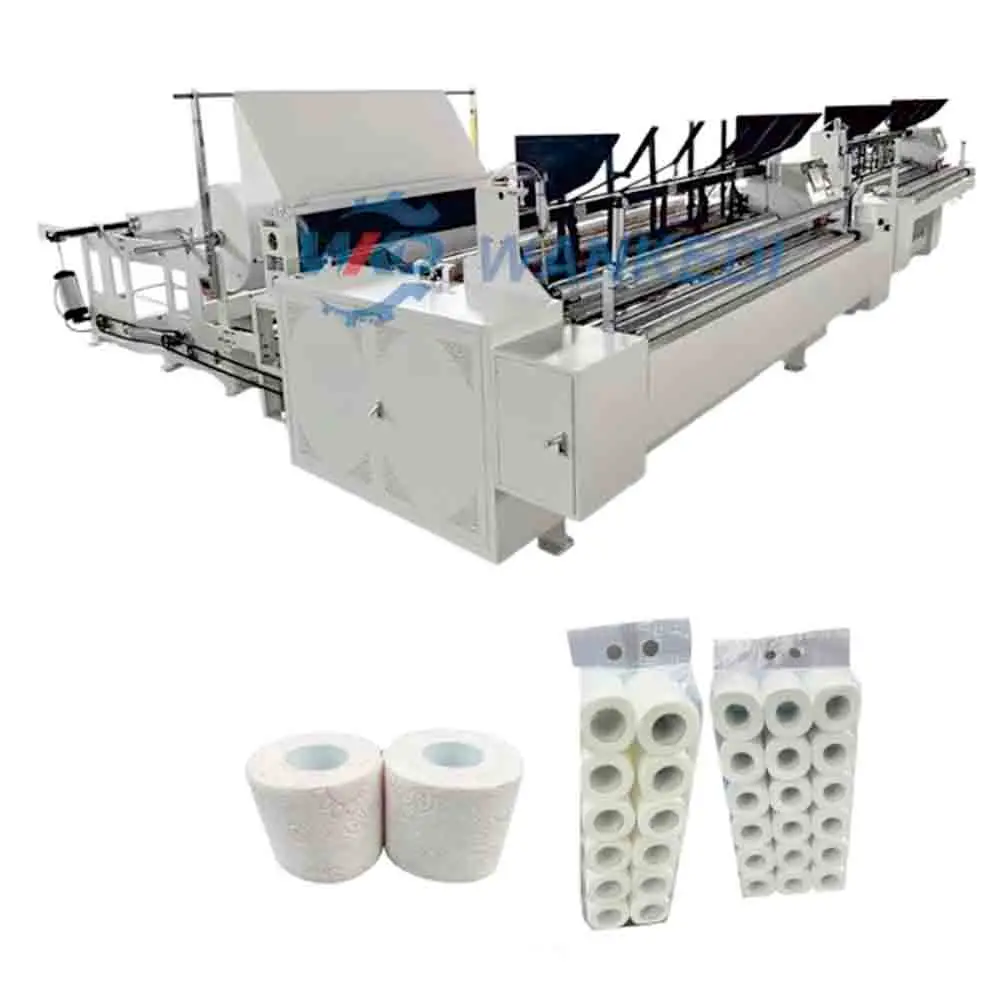 Full Auto High Speed Roll Laminating Toilet Paper Making Machine Tissue Paper Manufacturing for Toilet Roll