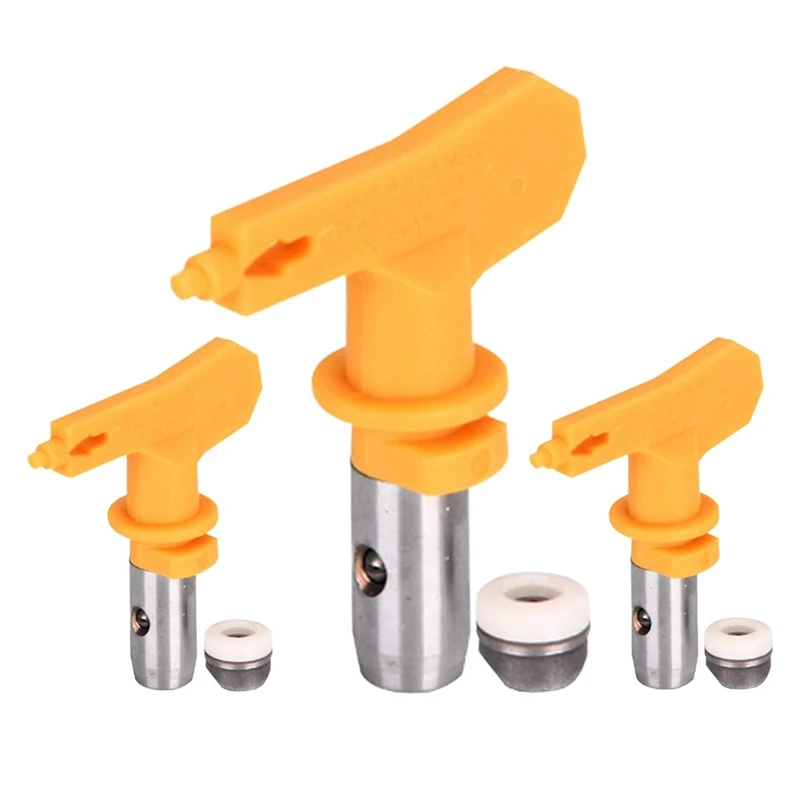 

HOT! Reversible Airless Paint Spray Tips 3 Pieces Airless Spray Tools And Airless Sprayer Spraying Machine Parts (517)