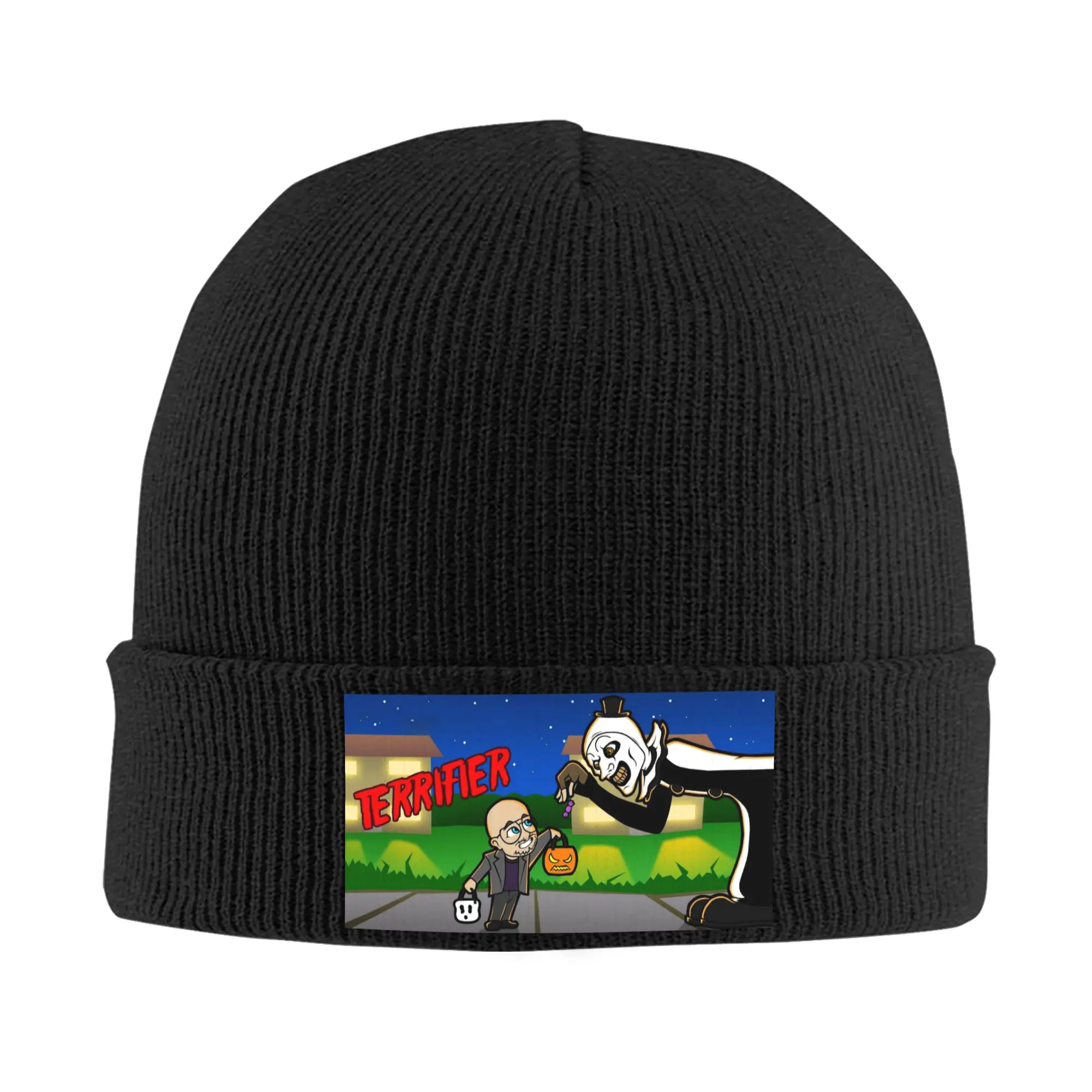 Custom Horror Movies T-Terrifiers Skullies Beanies Caps Streetwear Winter Warm Men Women Knit Hat Adult Unisex  Bonnet Hat