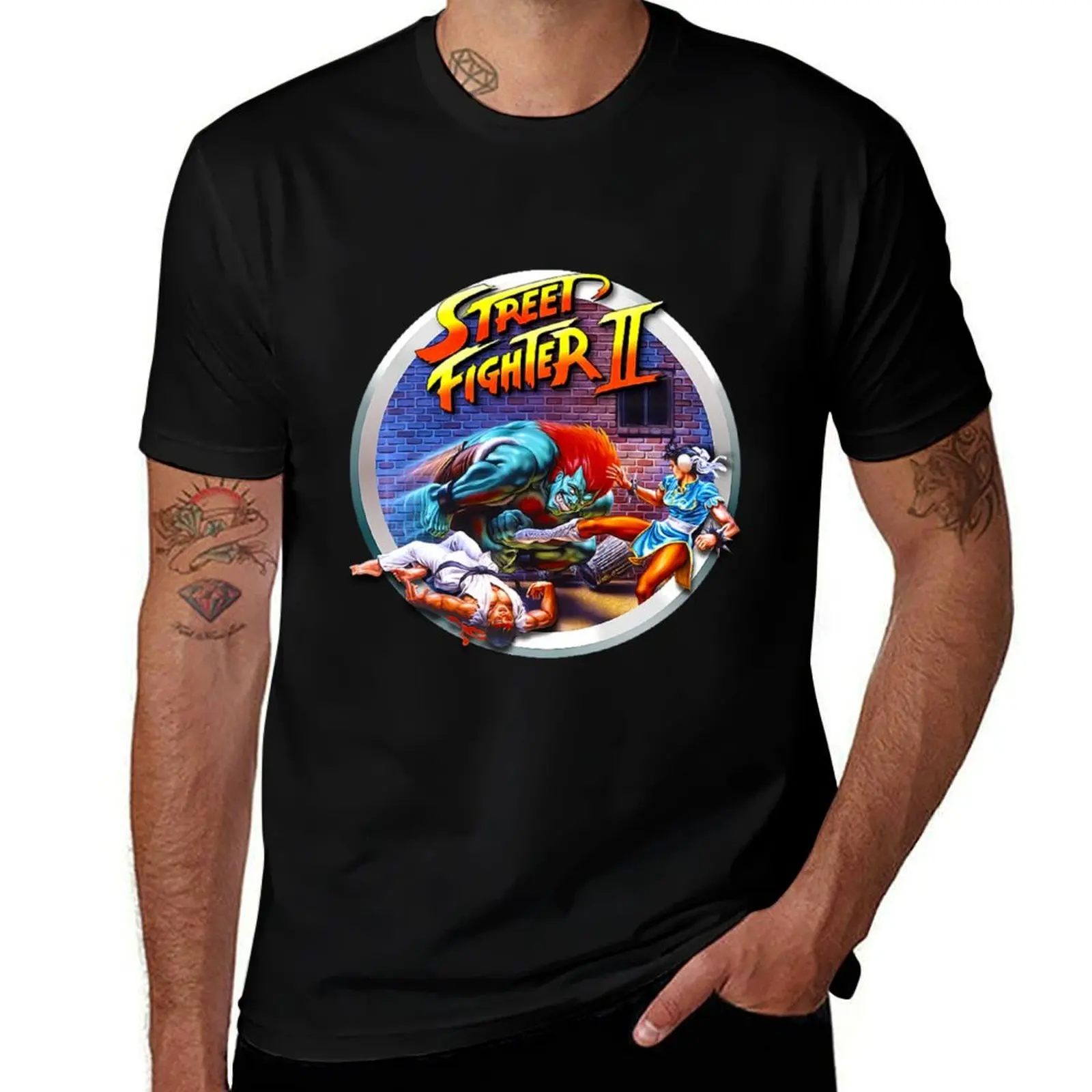 

Street Fighter II T-Shirt summer clothes funny gifts mens fashion