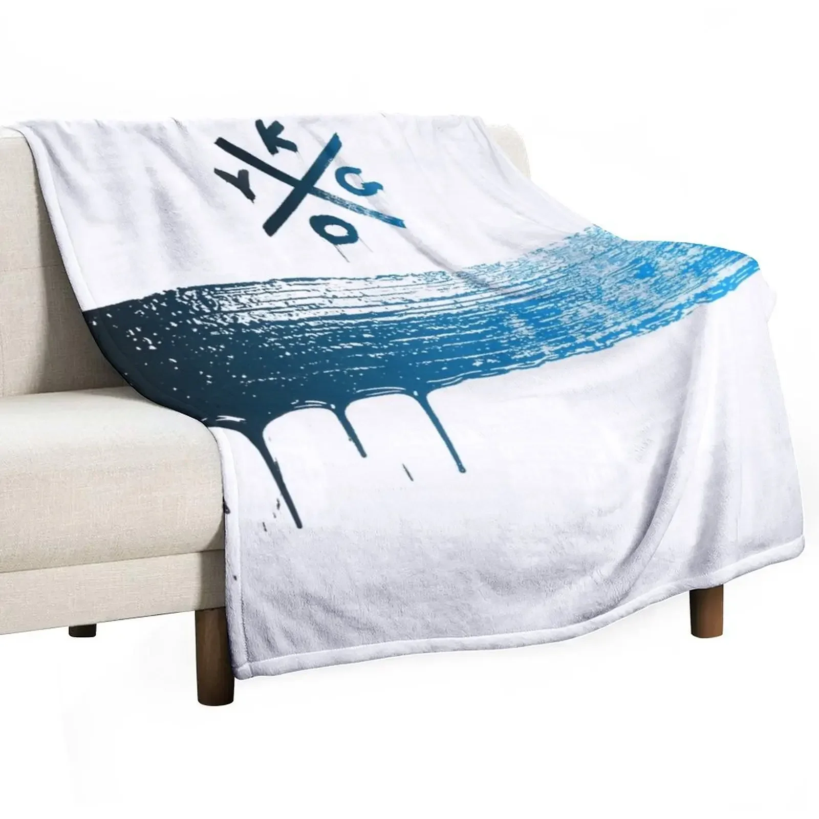 KYGO Throw Blanket Easy Care Comfortable Blanket for Couch