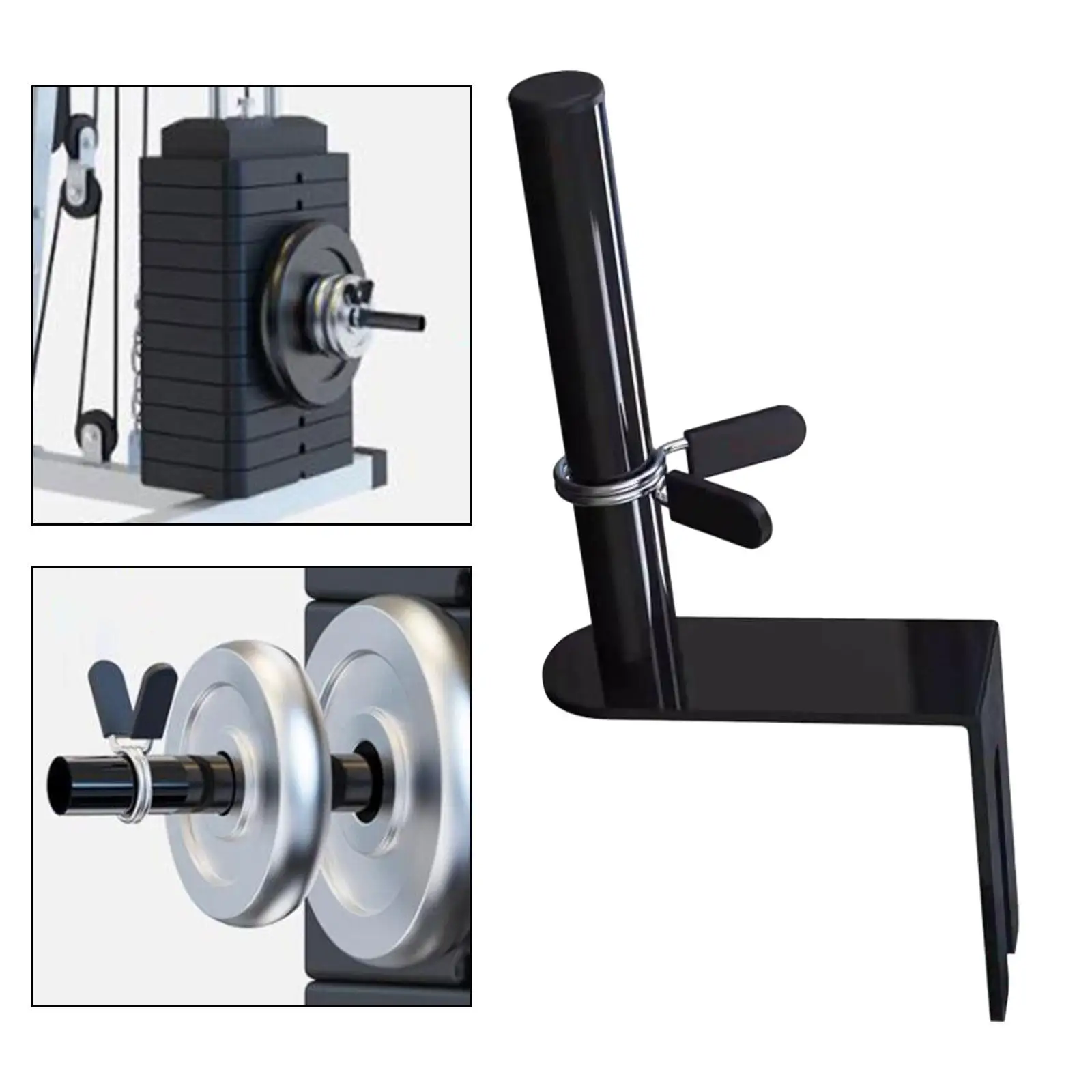 Gym Weight Stack Add Weight, Steel Weight Loading Pin, Multifunction Strength Training Parts Weight Stack Pin for Workout