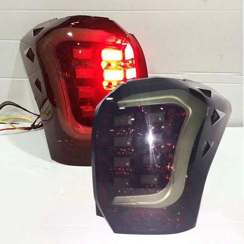 LED Strip Rear Lightfor Forester 2013-2015 Year Red Housing Smoke Black Cover TW For Subaru