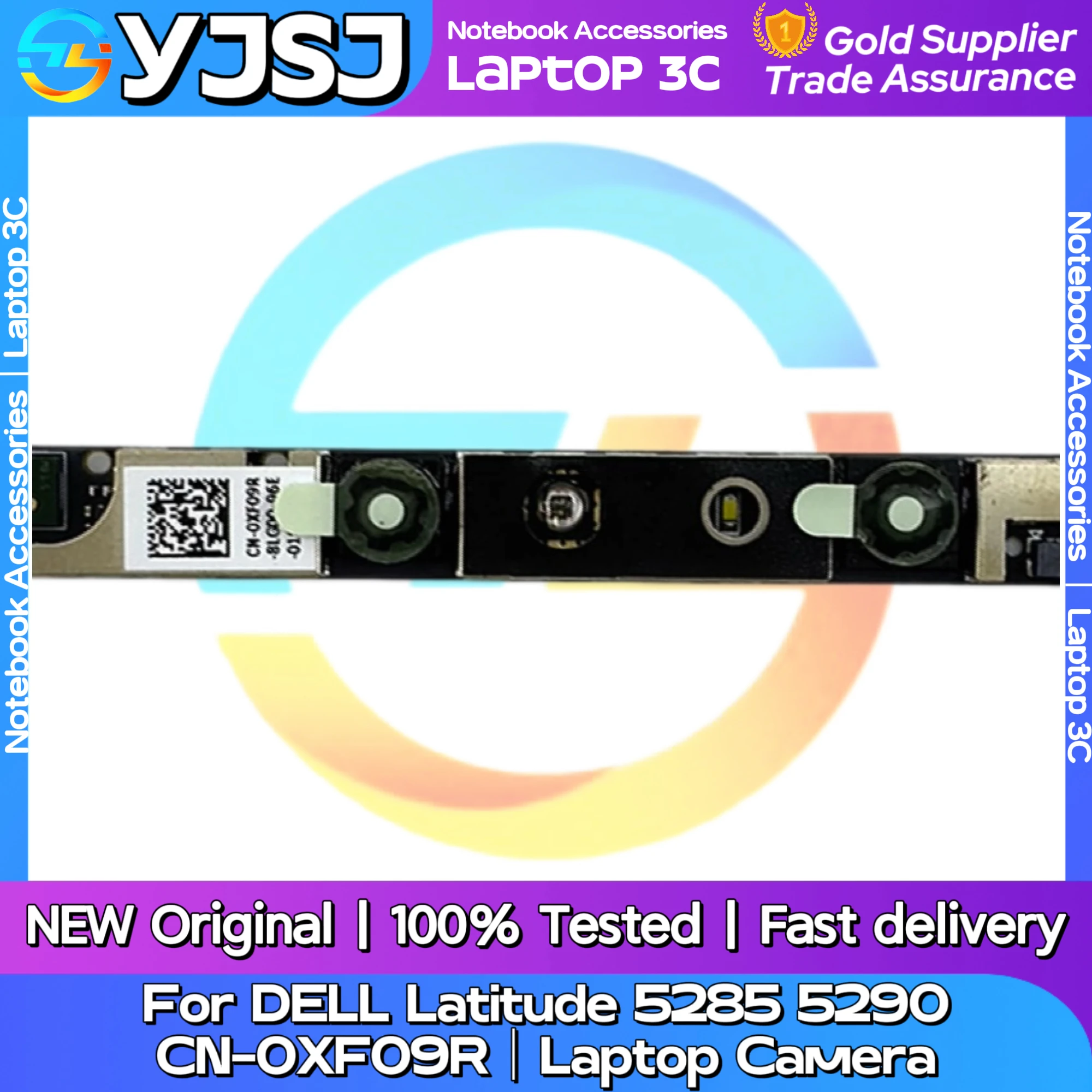 New Original Laptop Notebook Camera For DELL Latitude 5285 5290 IR Video Head Module CN-0XF09R CN-0MYWG9  Front Camera