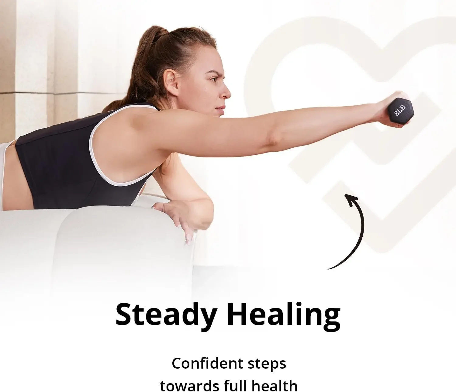 دمبل نيوبرين 1-3 رطل سداسي مضاد للدوران للتدريب على اللياقة البدنية المنزلية الكبار