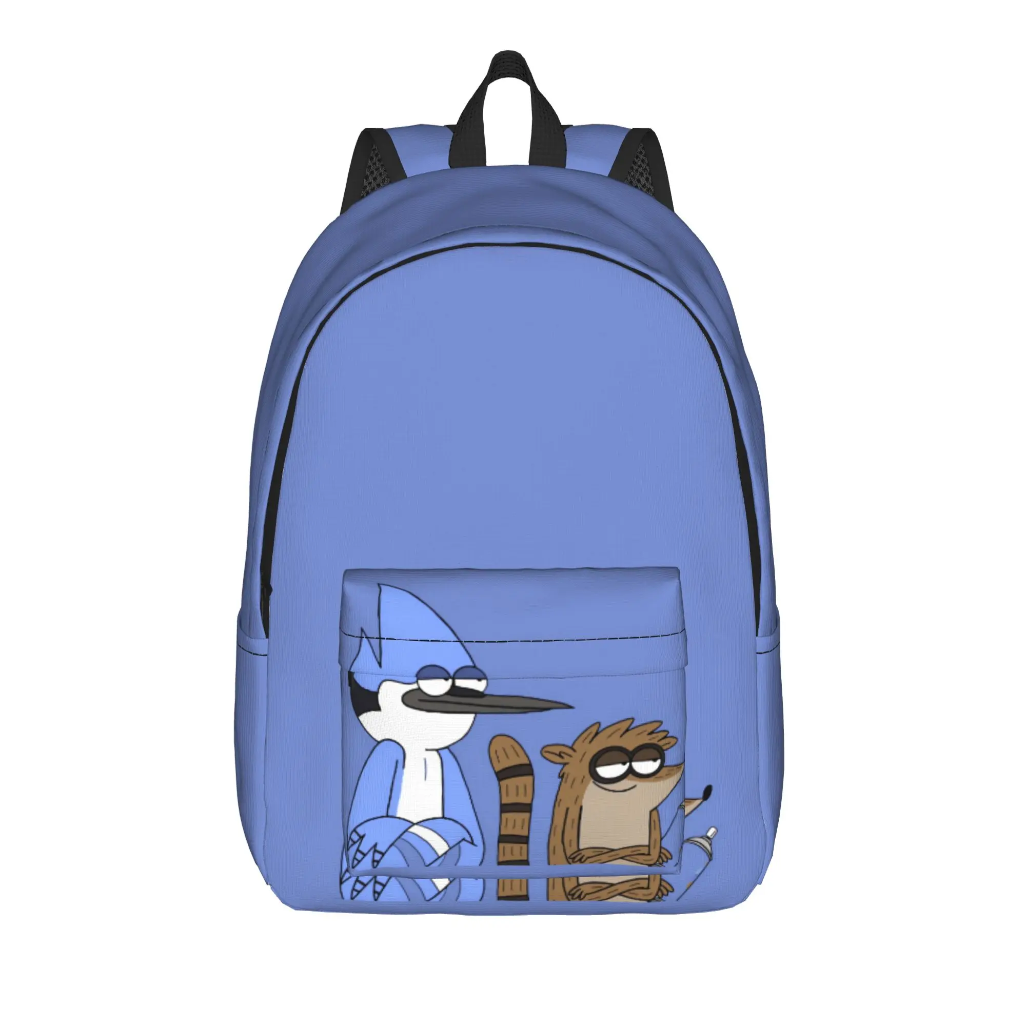 Рюкзак Mordecai And Rigby Regulars Shows для женщин и мужчин, большой рюкзак из полиэстера, эстетичный, для старшей школы, дорожный рюкзак.