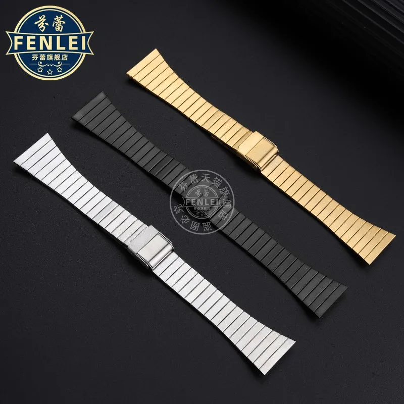 For Citizen Star River Warship JG2101-78E 93E JG2103-72X Watchband Retro Small Square Stainless steel Watch Strap 18mm Bracelet