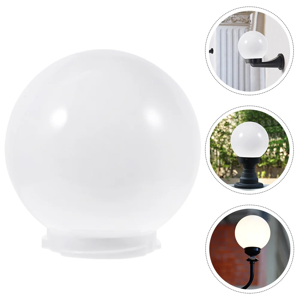 

Spherical Lampshade Classic Color Light Fixture Cover Porch Acrylic Wall Villa Entrance Outdoor