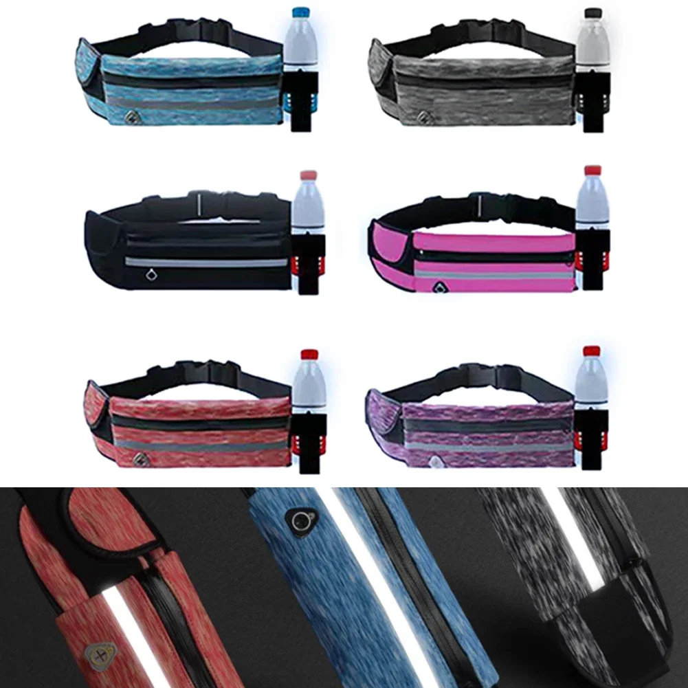 1pc Bicycle Bag Running Waist Bag Multi-Function Waterproof Mobile Phone Bag Outdoor Bags Cycling 20.5x9cm Bicycle Accessories