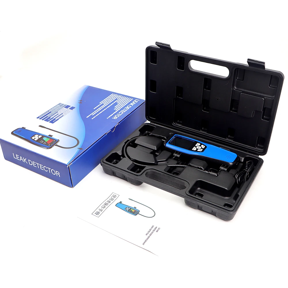 Imagem -06 - Detector de Vazamento de Refrigerante Analisador de Gás de Halogênio Cfc Hfc Hcfc Freon R134a Tester Alta Sensibilidade Sensor de Diodo Aquecido Ld200