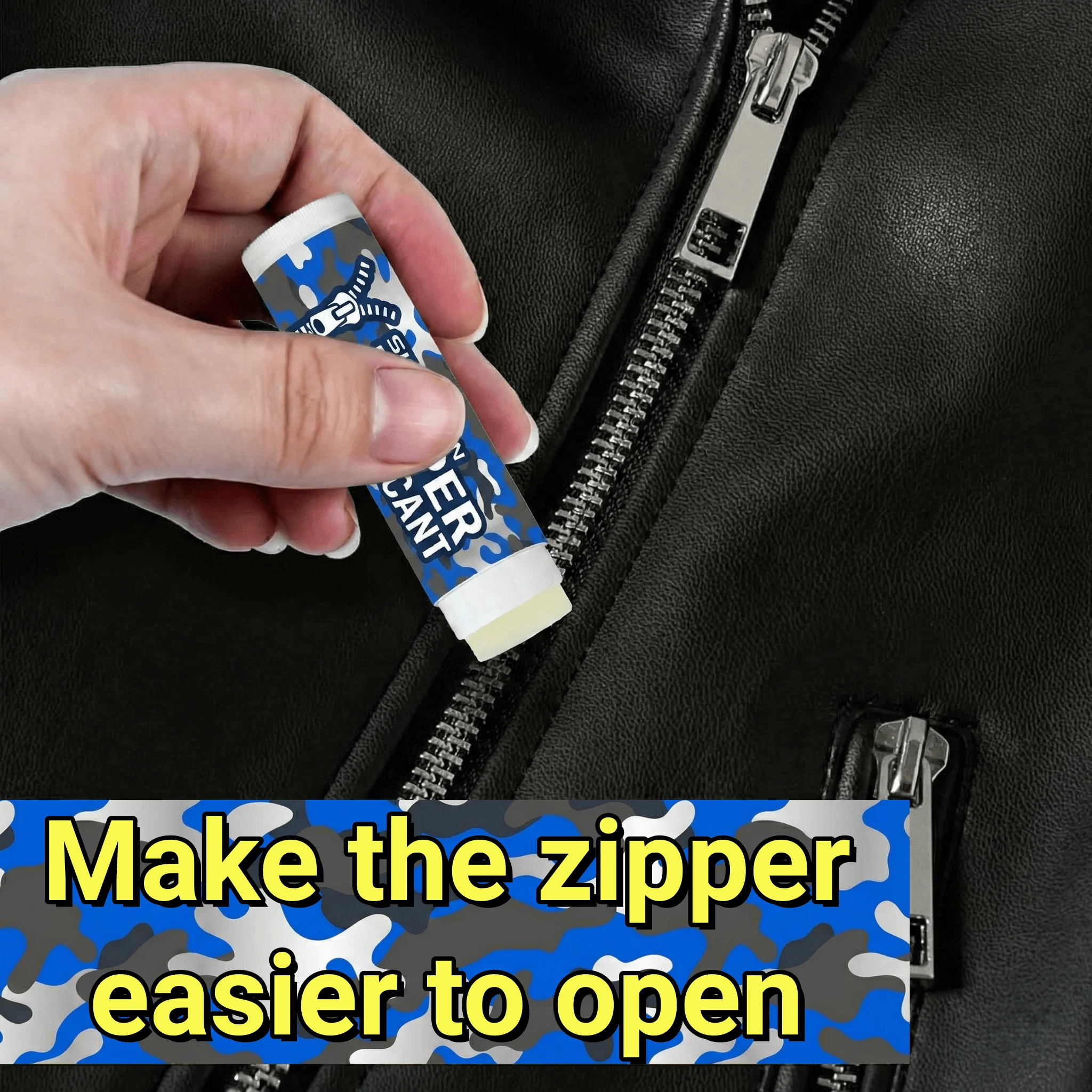 Lubrificante em Bastão com Zíper, Grau Marinho, para Roupa de Mergulho, Toldos de Barco, Coolers e Tendas. Cuidado à Prova d'Água e Sem Odor com Zíper