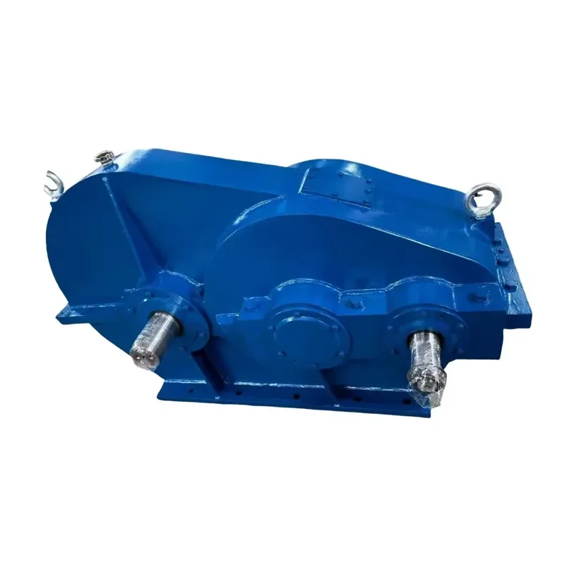 Cylindrical Helical Gear Reducer Two Stage Horizontal for Grain Elevator Silo Auger Feed Mixer Farm Conveyor