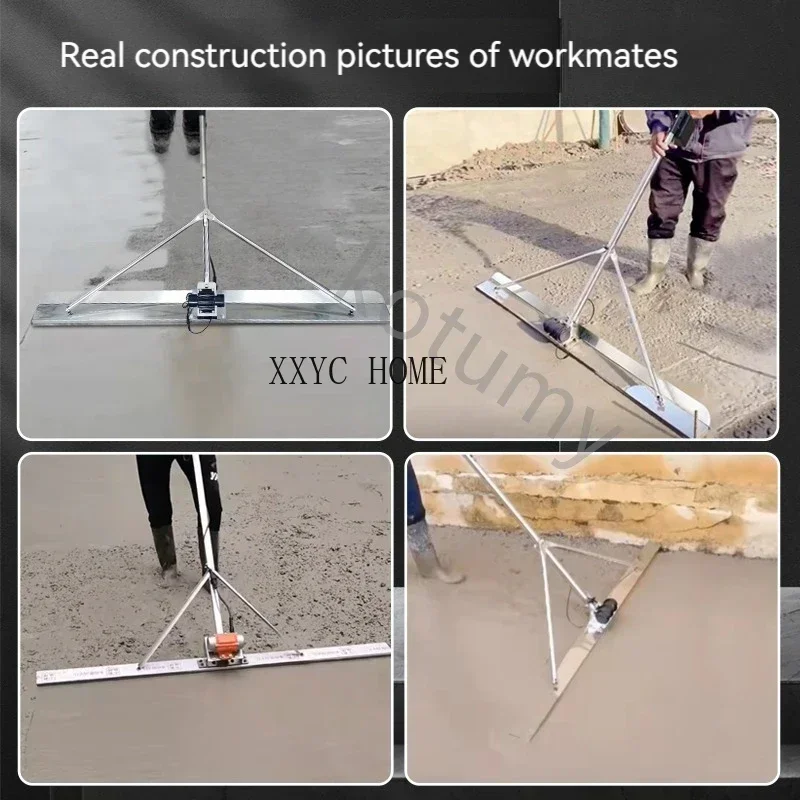 Electric Level Floor Vibration Ruler Mortar Vibrator Screed Concrete Leveling Machine Cement Road Leveling Machine