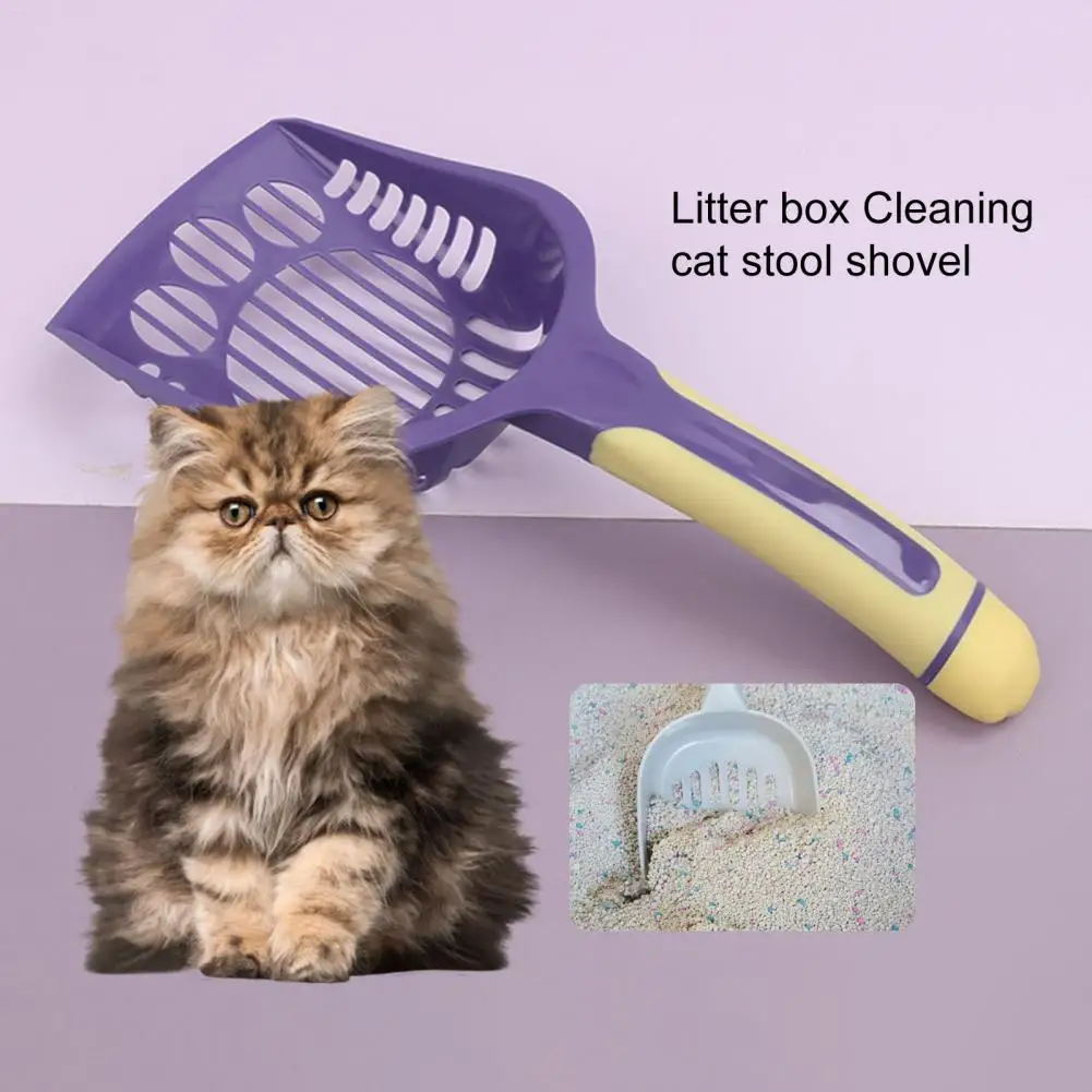 Useful Cat Litter Shovel Washable Labor-saving Sturdy Pet Cat Toilet Cleaning Tool