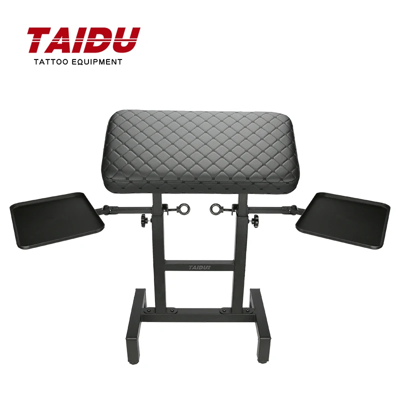 TAIDU Tattoo Armrest Stand With Tray Tattoo Arm Leg Rest Stand Adjust Height 120cm Tattoo Arm Holder Tattoo Equipment