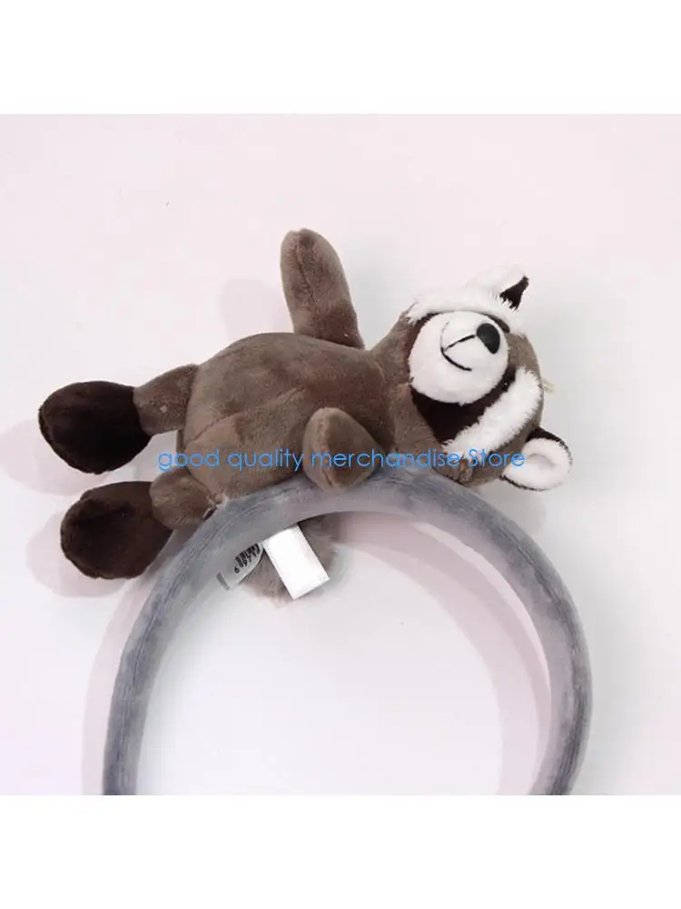 

Y5JD Kids Raccoon Hair Band Props Stretchy Fabric Accessory Outdoor Use
