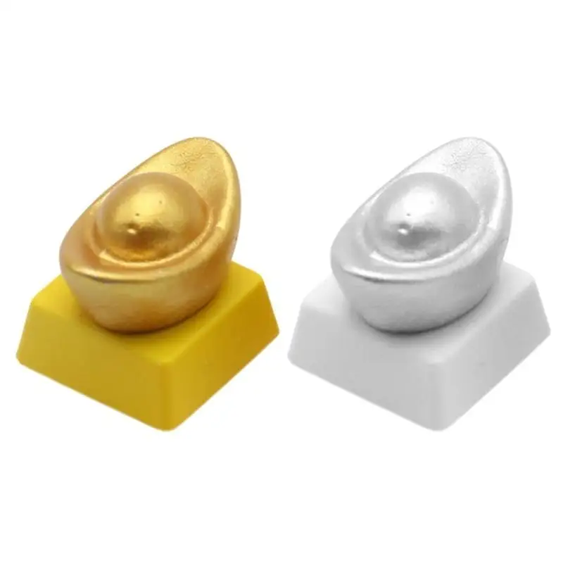 652F耐熱性および腐食耐性のある機械式キーボード用の革新的なESCキーキャップゴールデン/シルバードル