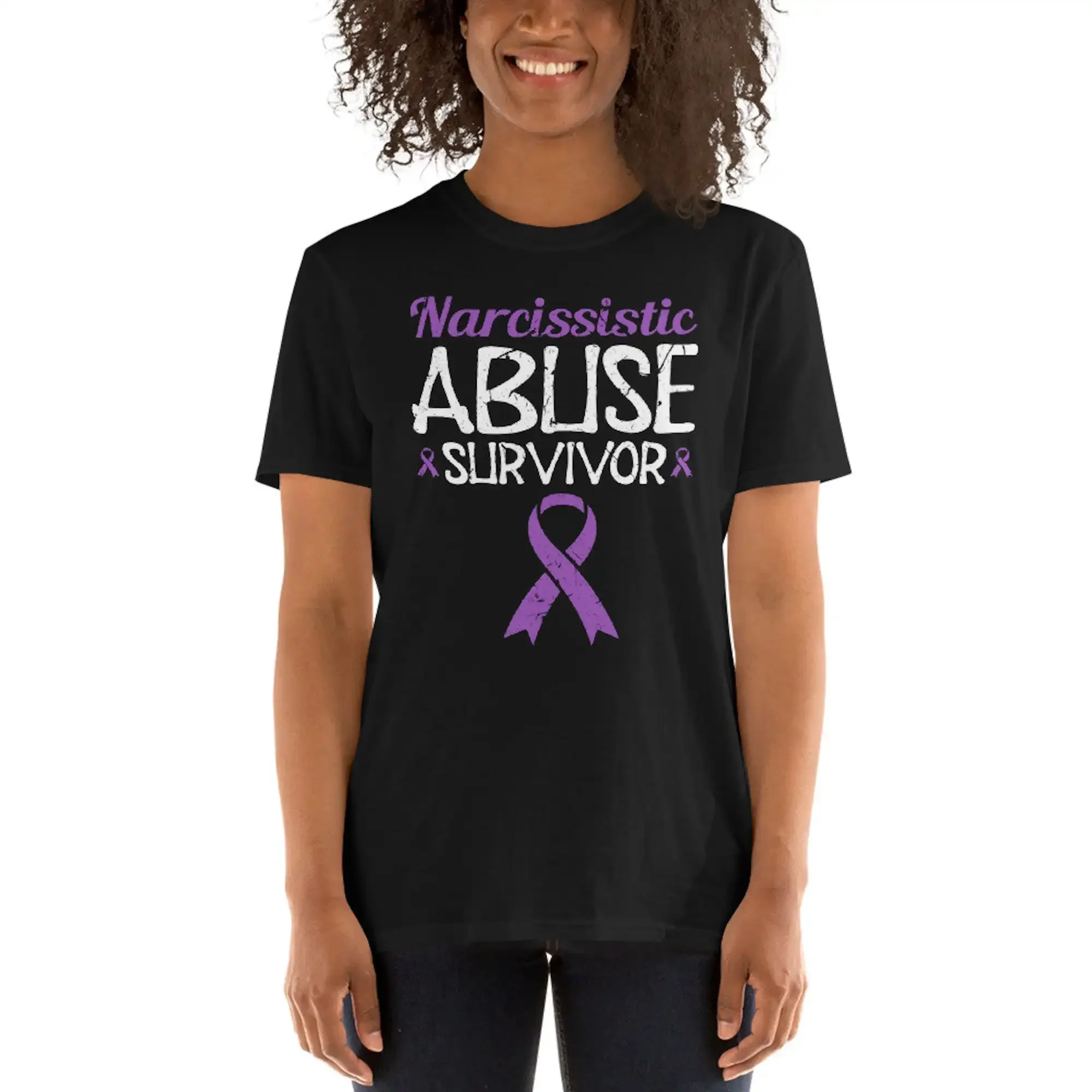 Narcissistic Abuse Survivor Ribbon Mental Health Awareness Unisex T-Shirt