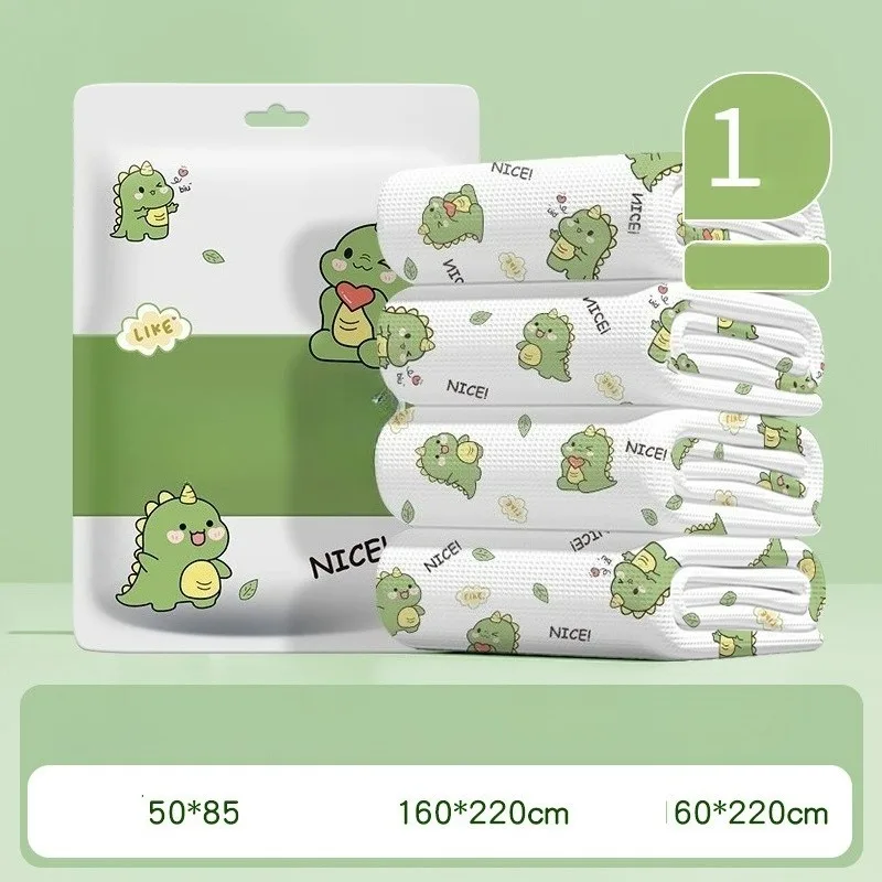 Pillowcases, Quilt Covers, Bed Hats, Hotel Travel, Dirt Isolation, Sterilization, Two Leave-in Bedding Four-piece Set Duvet