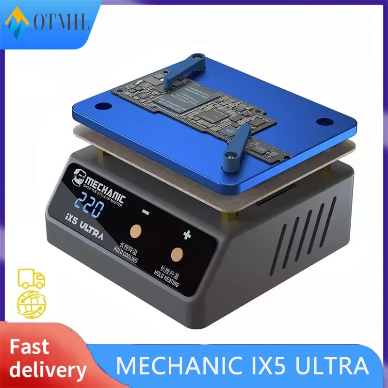 MECHANIC IX5 Ultra Universal Preheating Platform For Mobile Phone Motherboard Layered Preheater Tin Platform Repair Tools Kit