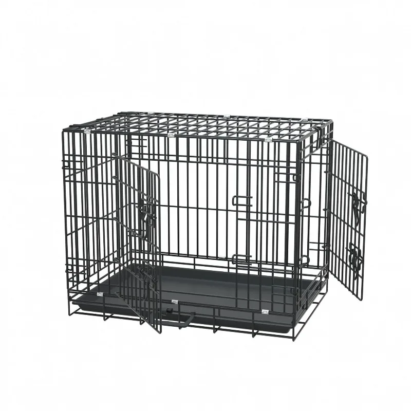 

New Folding Dog Cage Bottomless Teddy Pet Cage