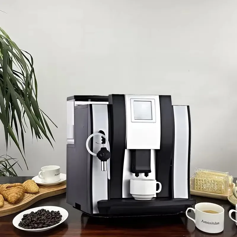 클래식 단추 작동 완전 자동 에스프레소 커피 머신, 커피 로스터 머신