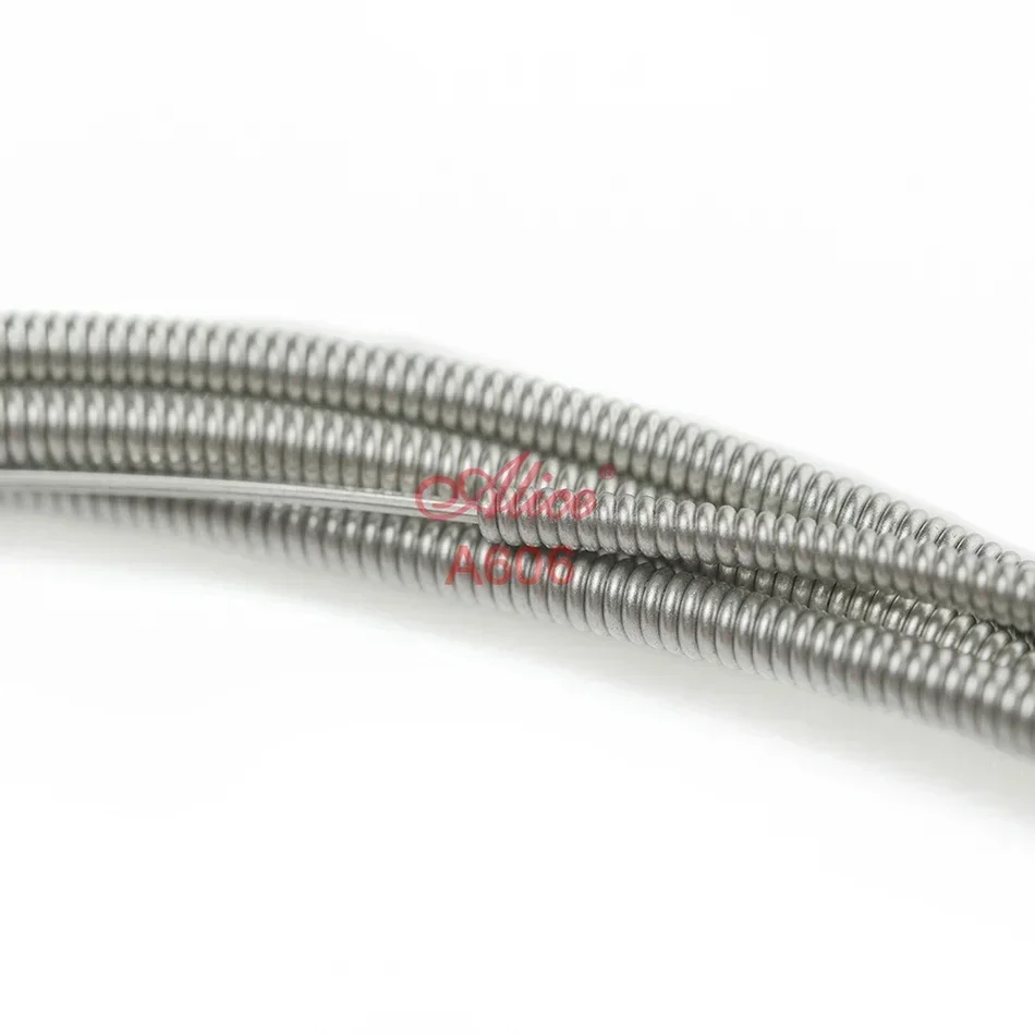 Alice A646 Multi-Nano Coating Electric Bass Strings Set 4 Strings Hexagonal Core White Nickel Alloy Winding 040-95/045-105
