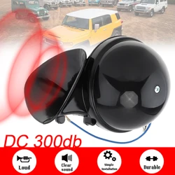 1 Piece Super Loud 300db Electric Snail Horn Waterproof Universal 12V / 24V High Tone Speaker for Car Truck Boat Motorcycle