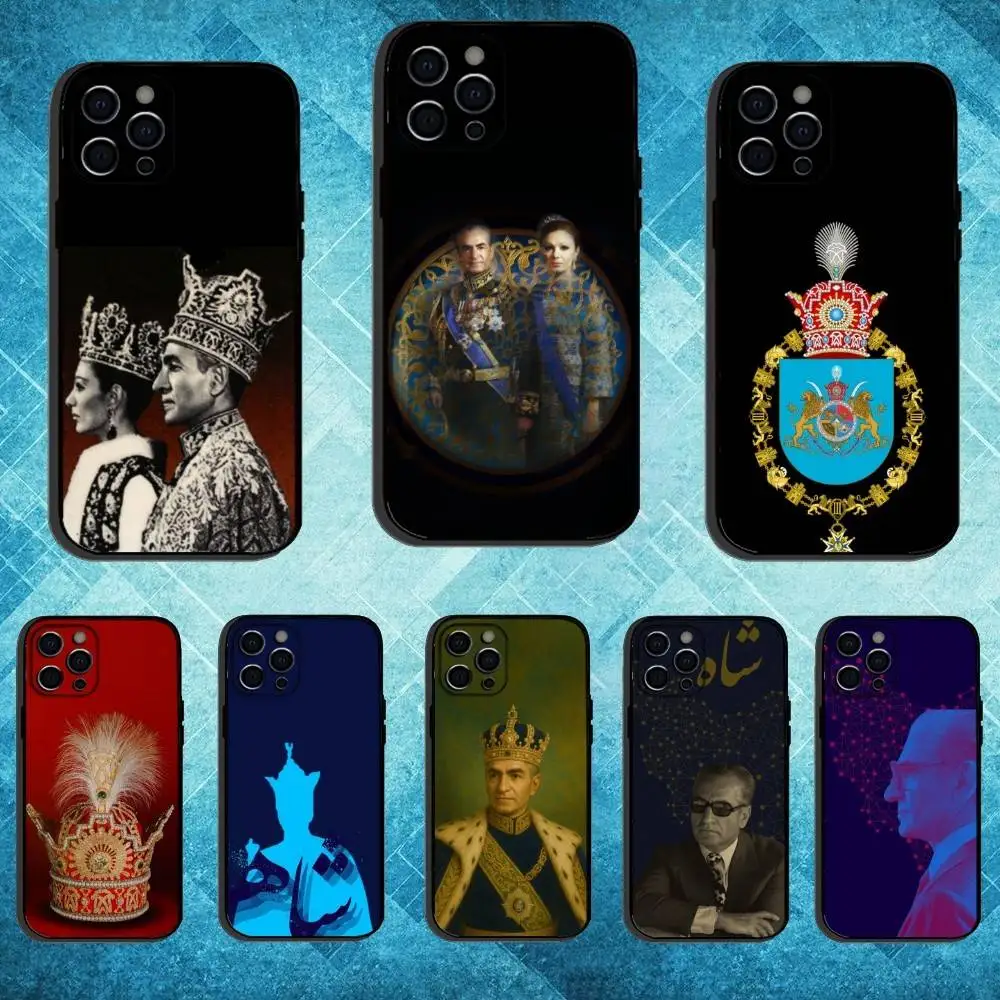 

M-Mohammad R-Reza Phone Case For iPhone17,16,15,14,13,12,11 Plus,Pro Max Soft Black Cover