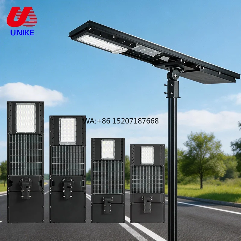 Best Selling Road Waterproof Ip65 Outdoor Die Casting Aluminum Alloy 100W 150W 200W All in One Project Led Solar Street Light