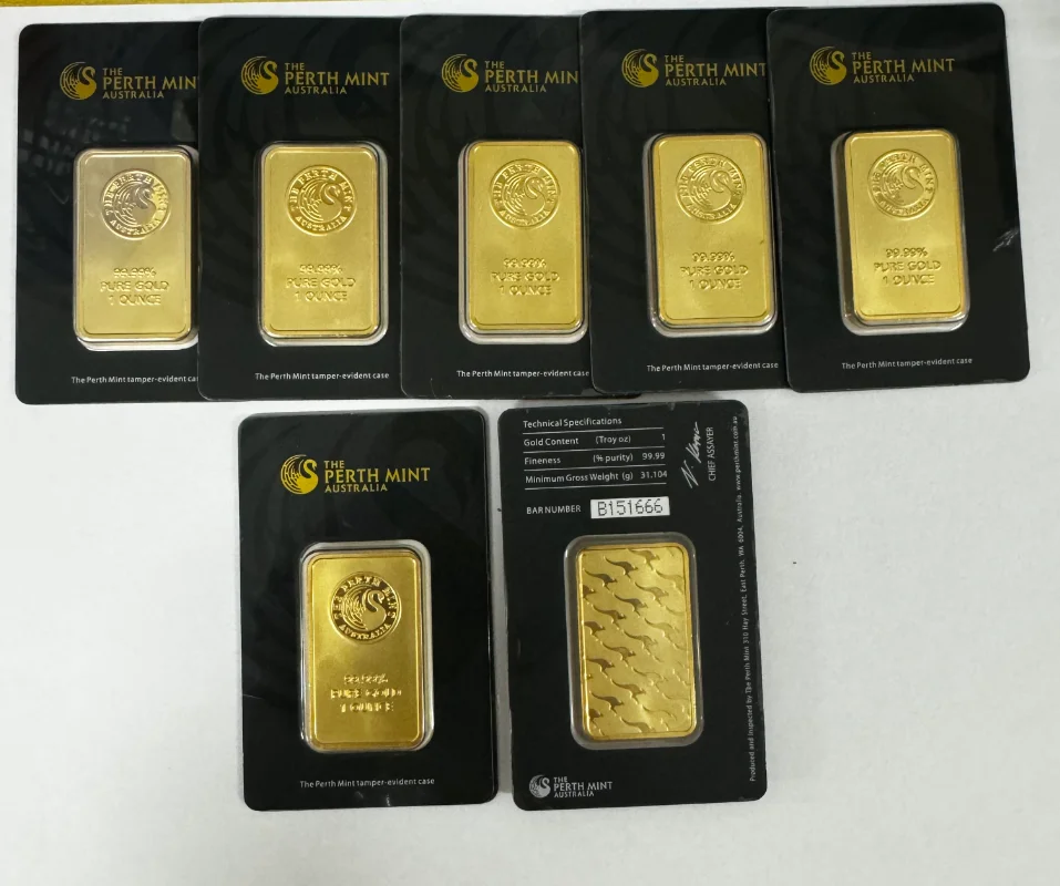 بجعة 1 أوقية/2.5 جرام/5 جرام/10 جرام/20 جرام/50 جرام/100 جرام مختومة التعبئة النحاس بار 24 كيلو مطلية بالذهب السبائك غير المغناطيسي هدية حرفية فريدة من نوعها