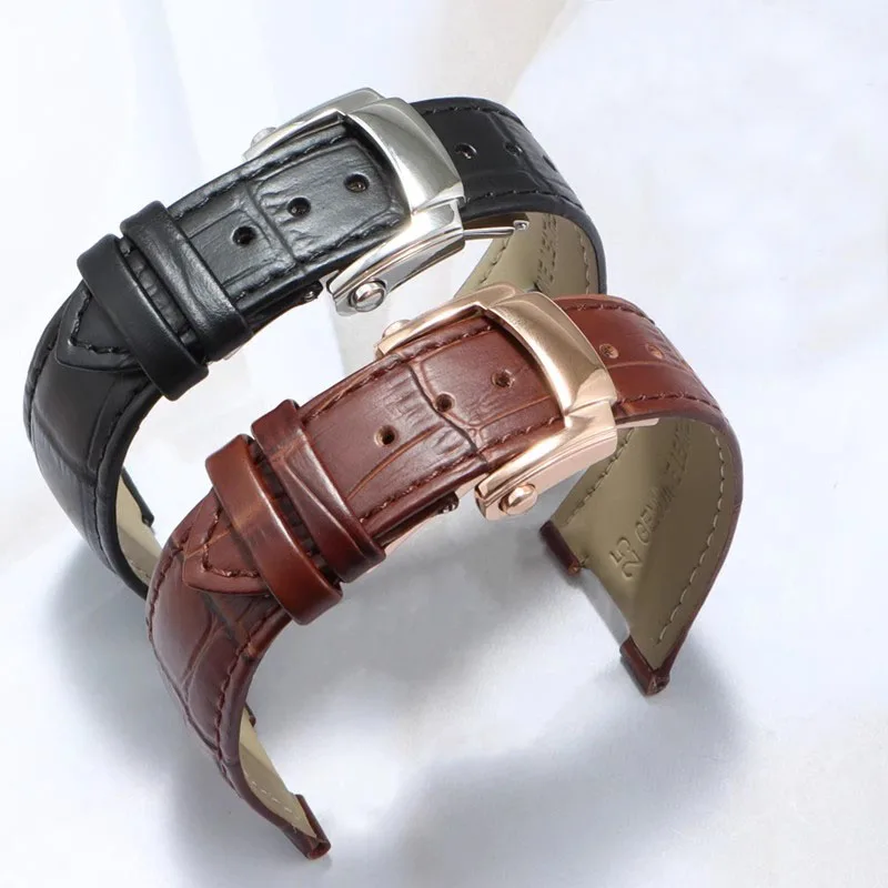 25X13MM notch Genuine Leather Watch Strap For Patek Philippe Nautilus 5711 5726 5712g watchband wristband bracelet