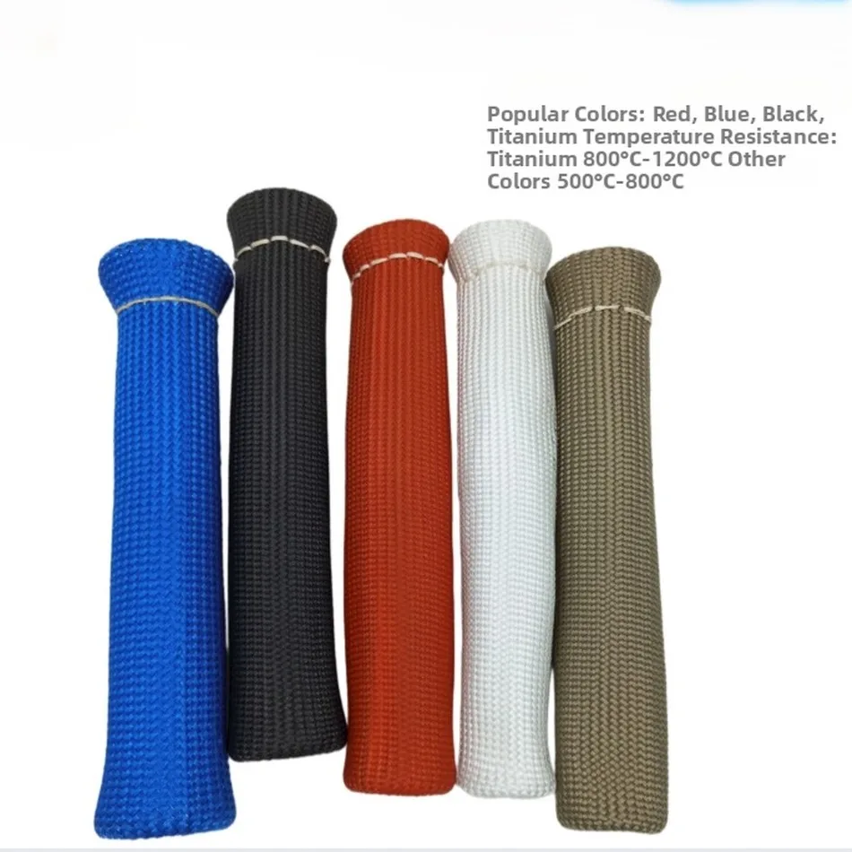 Ignition Component 1200C Temperature Resistance Fiberglass Sleeve Flame Retardant Composition Quick Fit Design