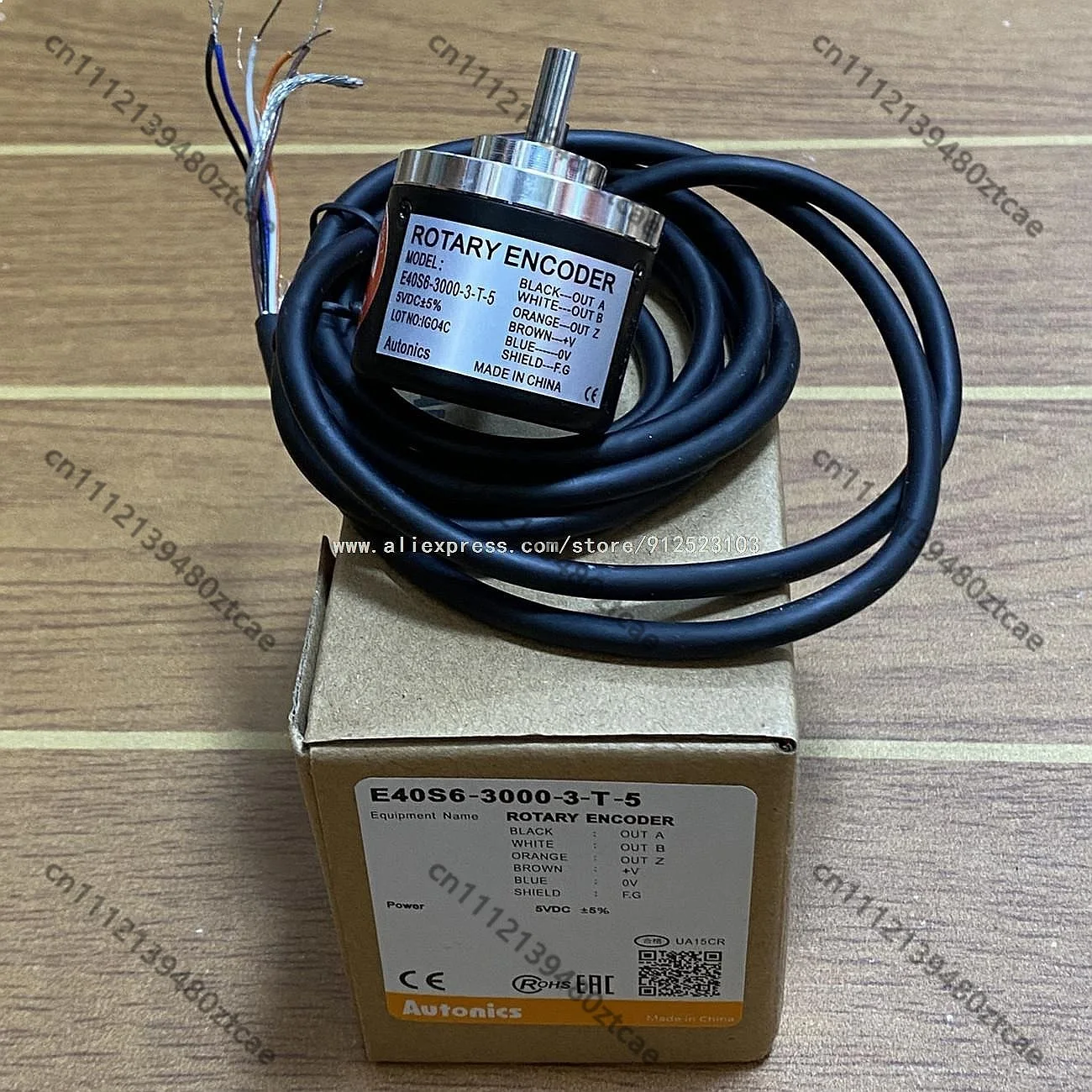 E40S6 E40S8 Incremental Optical Rotary Encoder 1000 1024 360 600 2000 2500 PPR 5-24V DC NPN Output
