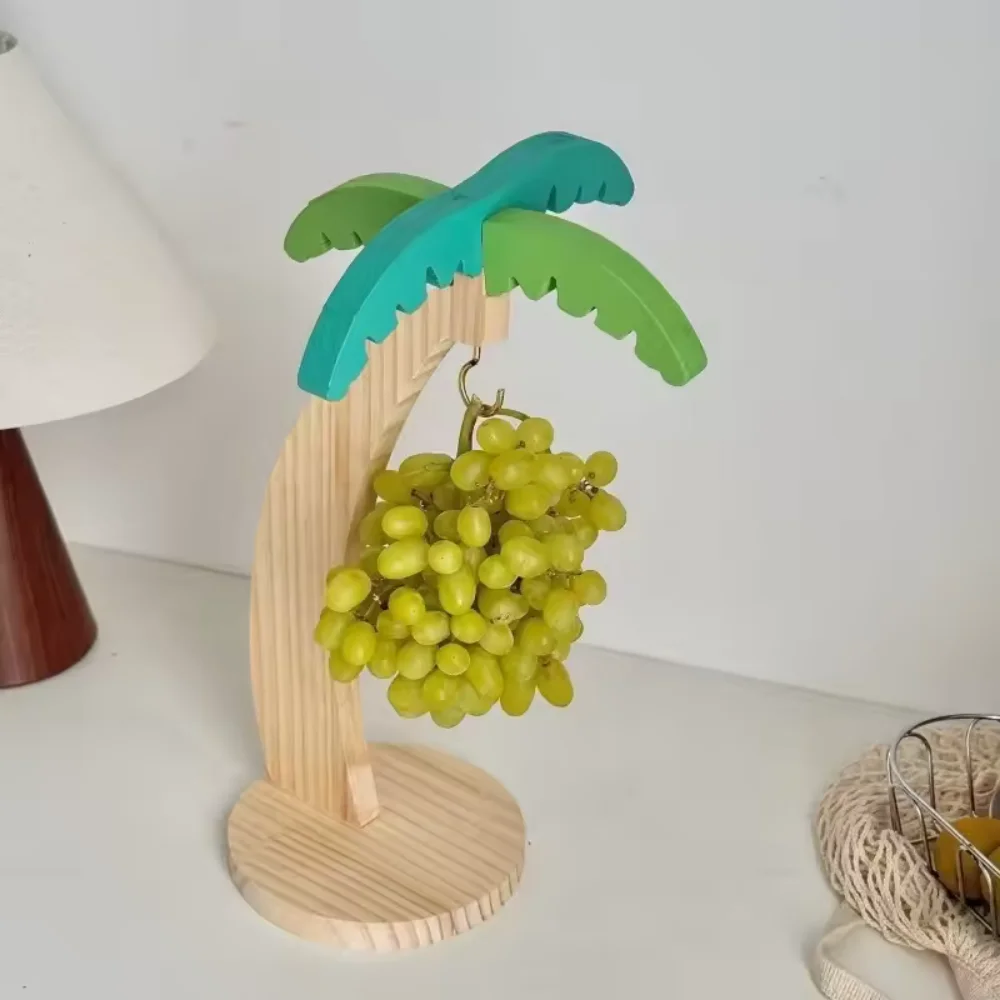 Moderner, minimalistischer Bananenaufhänger aus Holz, Palme, Obst-Organizer, Mehrzweck-Heimdekoration, Küchen-Aufbewahrungsregal, trendiges Gadget