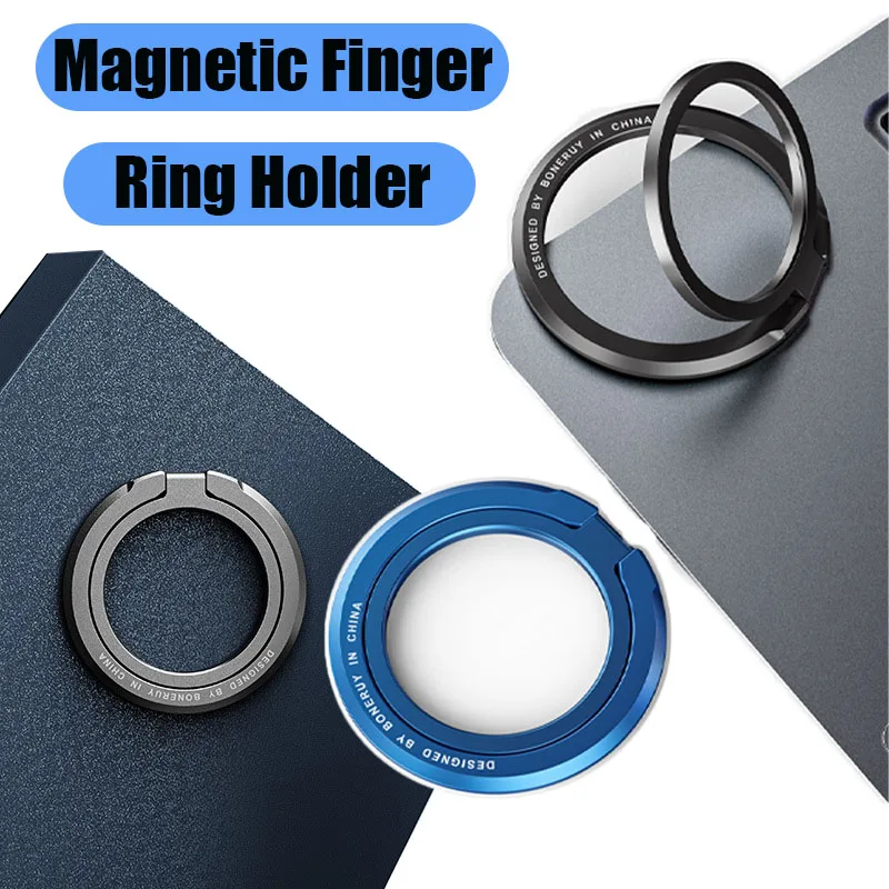 

Magnetic Cell Phone Ring Holder Mobile Phone Bracket for MagSafe Phone Smartphone Accessories ForIPhone 14 15 Pro/Max Phone Grip