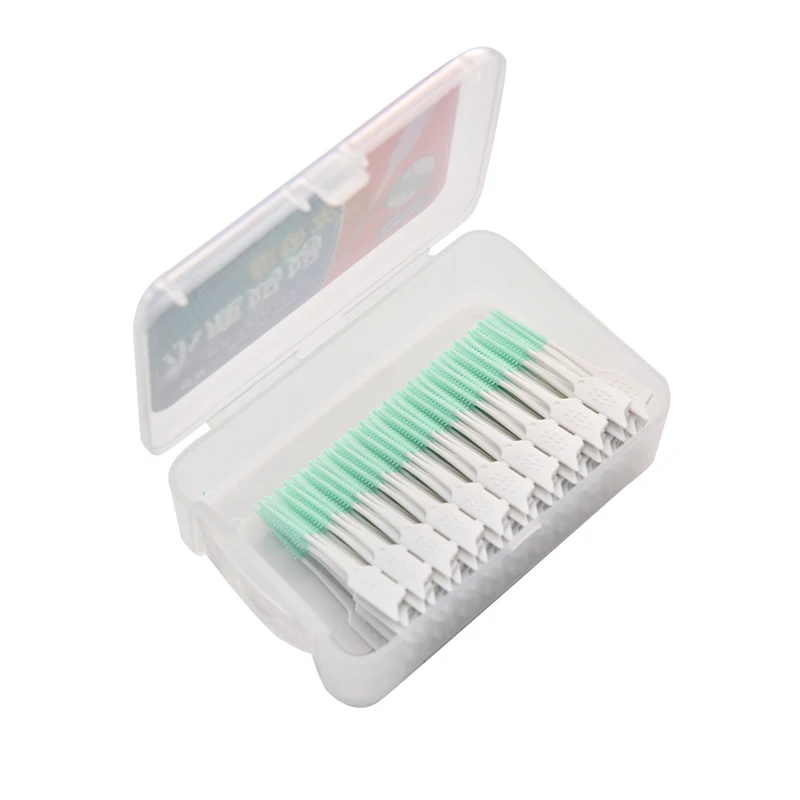 

150Pcs/set Silicone Interdental Brushes Super Soft Dental Cleaning Brush