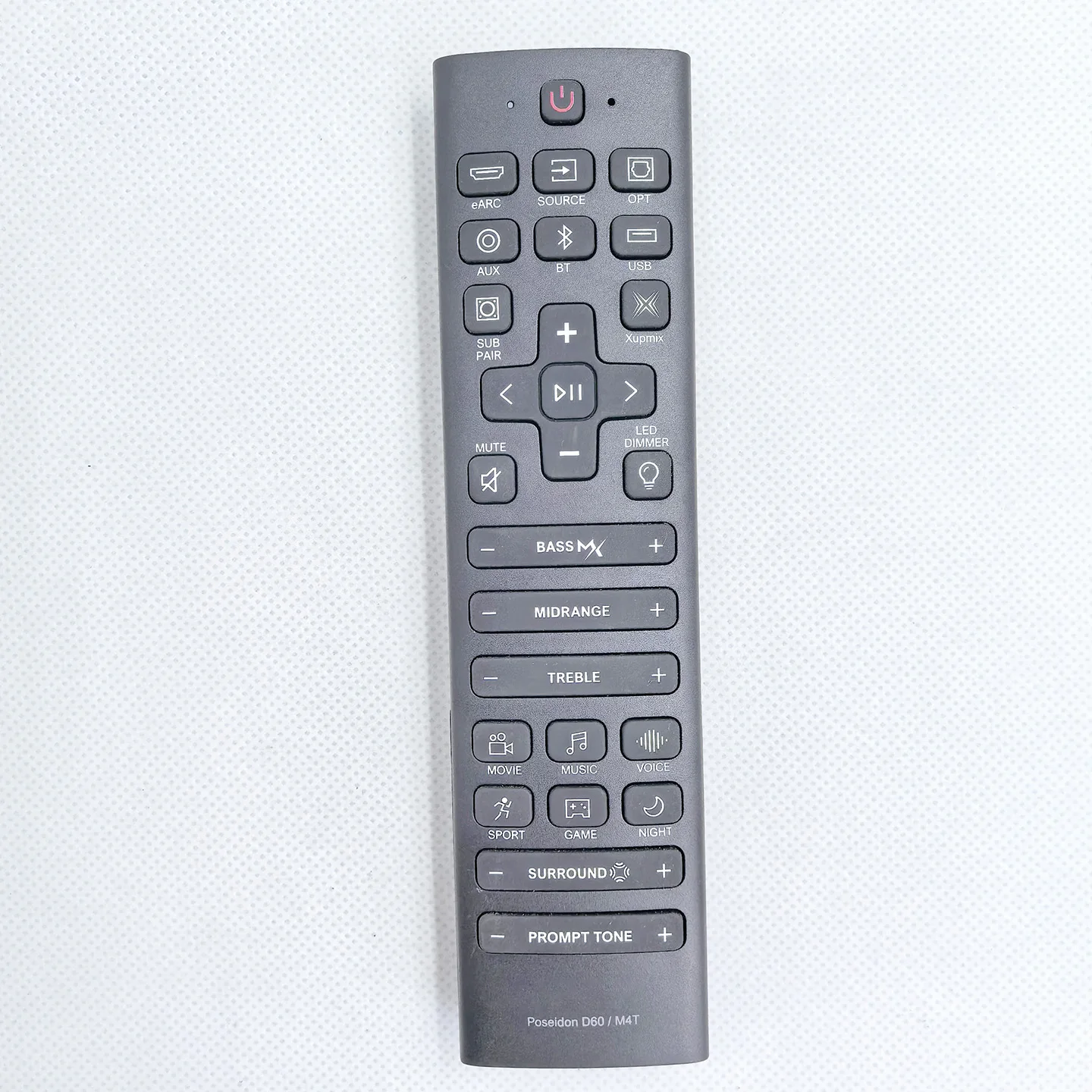 Remote Control U2520 For Ultimea POSEIDON D60/M4T Dolby Atmos SoundBar