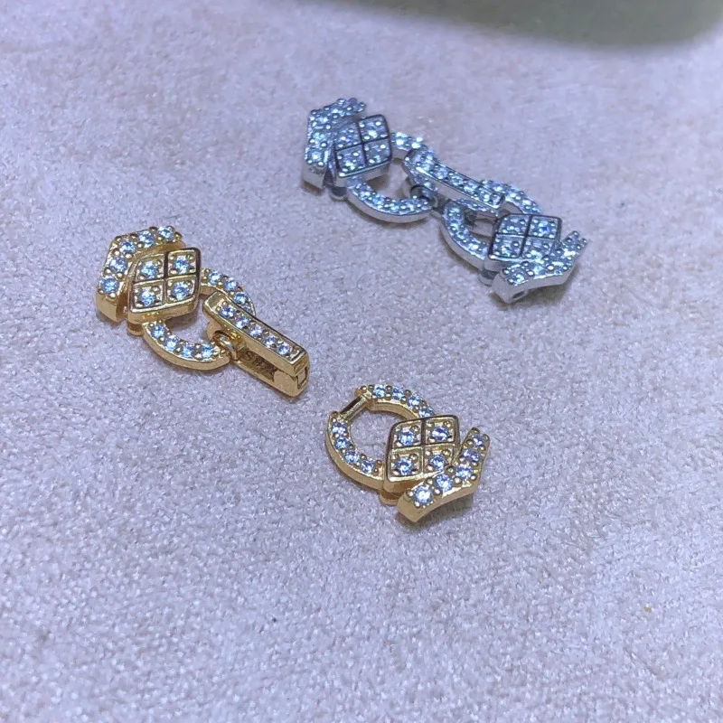 Wholesale DIY S925 Sterling Silver Clasp Necklace Bracelet Clasp Hook Accessories for 3-6mm Pearls 5pcs/lot