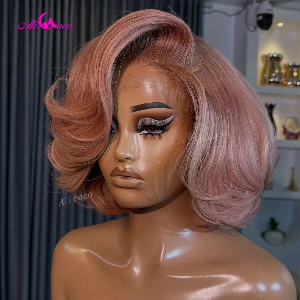 parrucca-bob-corta-13x4-rosa-fumo-densita-180-ondulata-con-frontale-in-pizzo-trasparente-capelli-umani-veri-per-donna-pre-piumata
