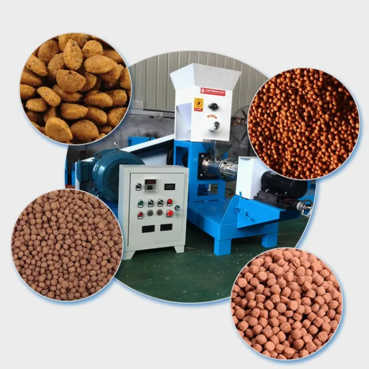 Sinking Aqua Float Fish Granulator / Animal Feed Pellet Machine/ Dog Pet Food Feed Extruder Machine