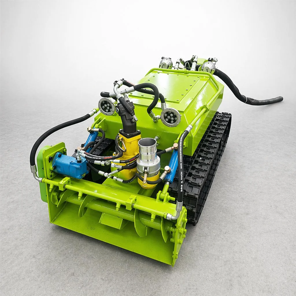 With Camera LED Intelligent Crawler Desilting Robot Underwater Dredger For River Lake Sediment Suction Customized