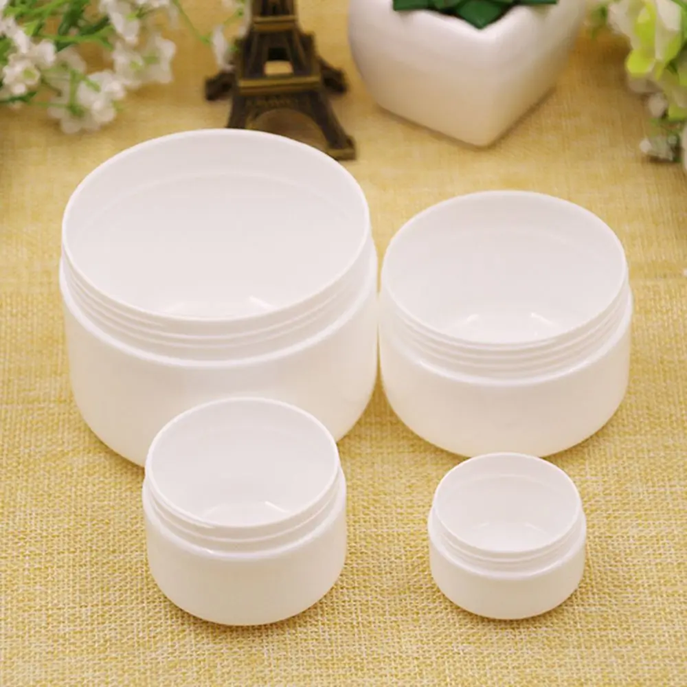 Face Cream Portable Storage Box Cosmetic Round Bottle Cosmetic Jar Empty Bottles Refillable Bottles Cosmetic Container