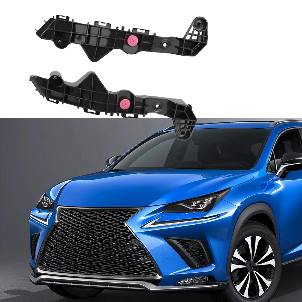 Left Right Front Bumper Bracket Guide Support for Lexus NX300 Base F Sport 2018-2019 5253578010 5253678010