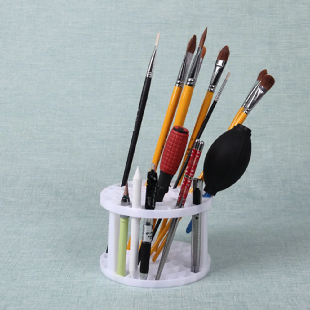 

1pc DIY Removable Round Pen Holder Rack for marker pen pencil painting writing brush Multifunctional Pencil Storage Rack