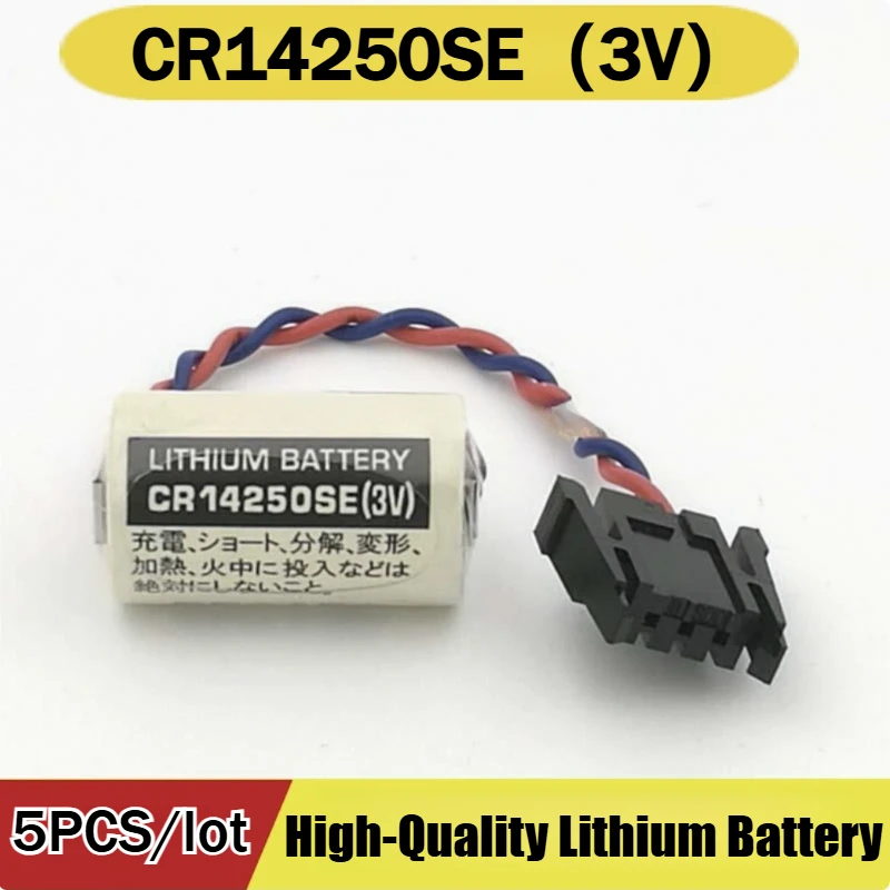 

5PCS/lot CR14250SE Battery For 1747-BA 1769-BA MCI2 1755-BAT CR1/2AA Battery 1756-BA1SLC-500 ,3V 1200mAh