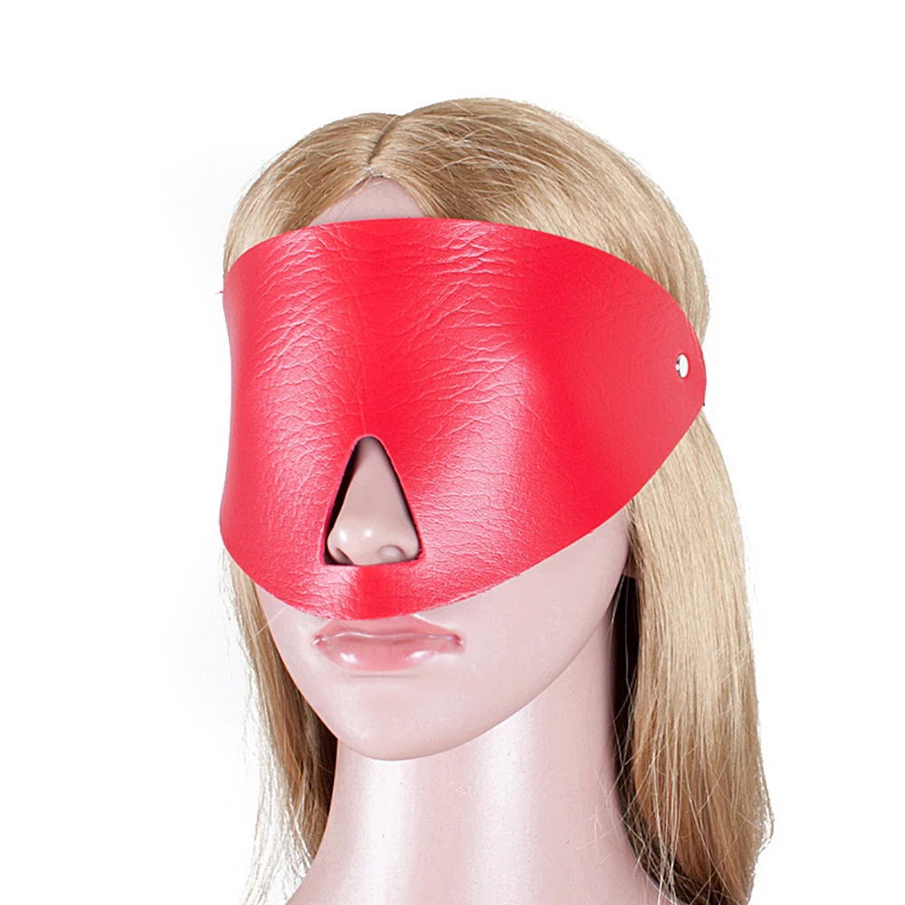 

Red Leather Sexy Eye Patch, Leaky Nose, Sexy Eye Patch, Party Eye Patch, Male and Female Glamour Masks, Cosplay Halloween Masks
