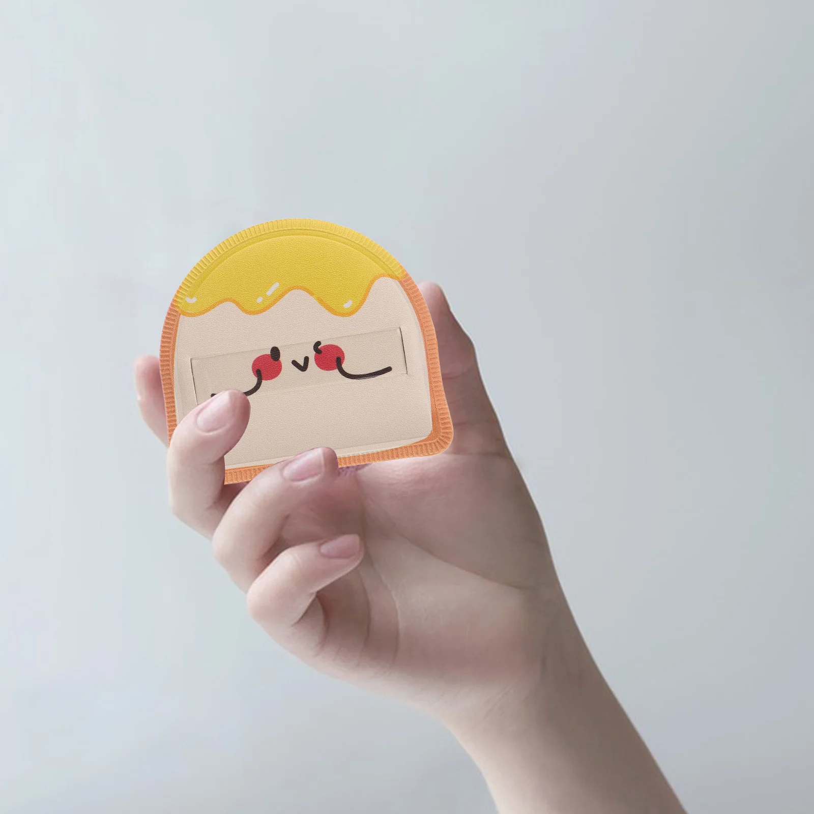 Mini gąbeczka do makijażu w kształcie tostówka, miękka poduszka do nakładania podkładu, korektora, pudru, do codziennego użytku, wymienna końcówka do makijażu.